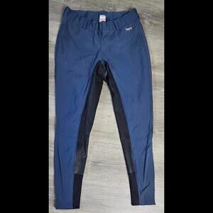 Kerrits Riding Pants Woman’s Large Nylon Navy Blue & Black